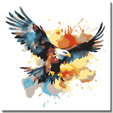 Malen nach Zahlen Adler Tierkunst