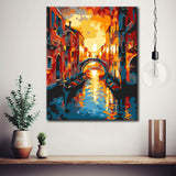 Malen nach Zahlen Rialto Brücke Venedig