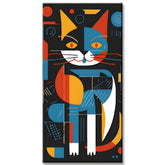 Katze im Kandinsky-Stil - Malen nach Zahlen