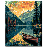 Pragser Wildsee - Malen nach Zahlen