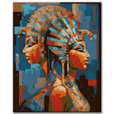 Antikes Ägypten - Malen nach Zahlen Kunstwerk