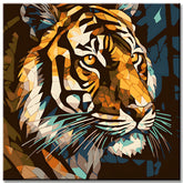 Malen nach Zahlen Tiger Gemälde