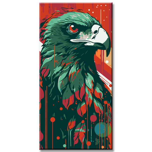 Shining Eagle - Malen nach Zahlen