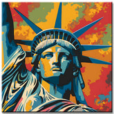 Malen nach Zahlen Freiheitsstatue USA New York