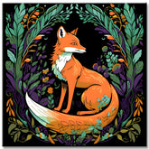 Art Nouveau Fuchs - Malen nach Zahlen