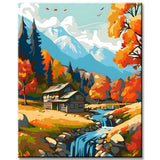 Malen nach Zahlen Kanada Landschaft