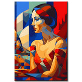 Malen nach Zahlen Kunst Elegante Schönheit im Kurasov Stil I