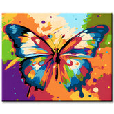 Schmetterling - Malen nach Zahlen Fauvismus