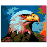 Adler Porträt - Malen nach Zahlen Kunstmalerei