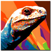 Komodo Porträt - Malen nach Zahlen