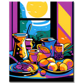 Pop Art Objekte - Malen nach Zahlen