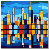 Chicago Skyline - Malen nach Zahlen