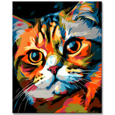 Scottish Fold Katze Malen nach Zahlen