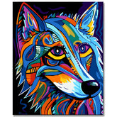 Malen nach Zahlen - Wolf im Stil von Picasso kaufen