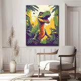 Malen nach Zahlen für Kinder: Drachenmotiv