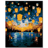 LeinwandKunst mit Van Gogh inspirierten Motiven Faszinierende GaleriewandBilder - 4-teilig
