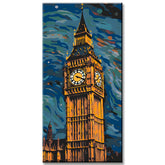 Big Ben im Van Gogh-Stil - Malen nach Zahlen