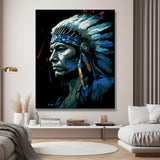 Indianischer Stolz - Malen nach Zahlen