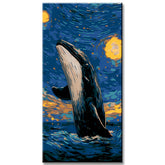 Walsprung im Van Gogh Stil - Malen nach Zahlen