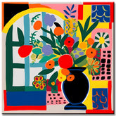 Blumenbouquet - Malen nach Zahlen im Matisse Stil