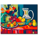 Farbenfrohes Stillleben Matisse - Malen nach Zahlen