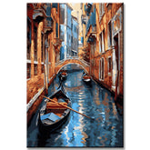 Venedig Lagune Malen nach Zahlen