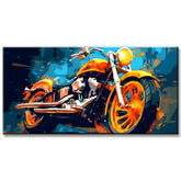 Motorrad Harley Malen nach Zahlen