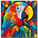Papagai Mosaik Malen nach Zahlen