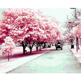 Malen nach Zahlen Kirschblüte