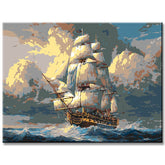 Malen nach Zahlen Windjammer