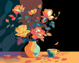 Malen nach Zahlen Pfingstrosen