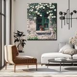 Malen nach Zahlen rankpflanze weiss