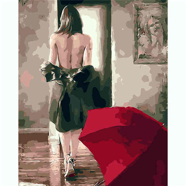 Malen nach Zahlen bilder akt frau