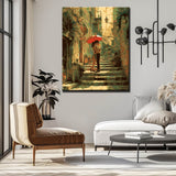 Malen nach Zahlen Bilder liebesPaar auf treppe