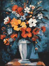 Malen nach Zahlen Pfingstrosen