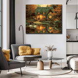 Malen nach Zahlen Waldhaus