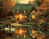 Malen nach Zahlen Waldhaus