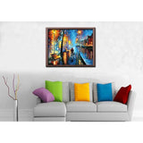 Malen nach Zahlen Bilder Spazieren mit Hund