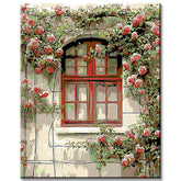 Malen nach Zahlen Rosenranken