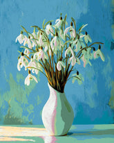 Malen nach Zahlen Maiglöckchen