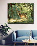 Malen nach Zahlen Pferde schwarz weisses