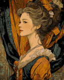 Malen nach Zahlen Portrait Adlige