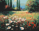 Malen nach Zahlen ganseblumchenwiese