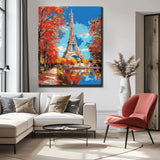 Malen nach Zahlen Eiffelturm Paris