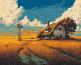 Malen nach Zahlen für Erwachsene Pferdekutsche