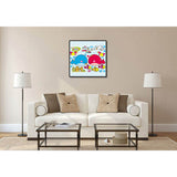 Malen nach Zahlen Comic Meeresleben