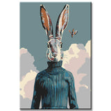 Malen nach Zahlen Hase Tiere