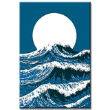 Malen nach Zahlen Meer Wellen