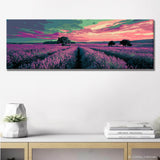 Malen nach Zahlen Lavendelfeld