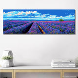 Malen nach Zahlen Lavendelfeld